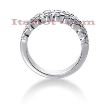 Platinum Natural or Lab-Grown Diamond Ring for Women 0.81ct