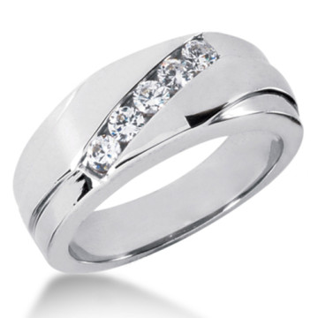 Platinum Diamond Ring for Women 0.5ct