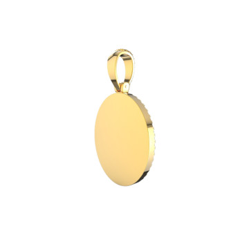 Men's 14K Gold Diamond Jesus Medallion Pendant | 2.5ct