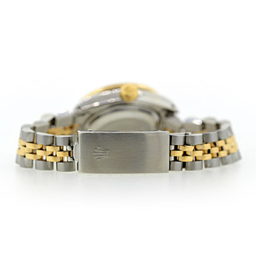 Gold/Stainless Steel Women's Rolex Watch | Oyster Perpetual Datejust | 26 mm | Jubilee Bracelet | Diamond Bezel | Grey Dial
