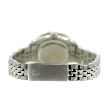 Women's Stainless Steel Diamond Watch | Rolex Oyster Perpetual Datejust 26 mm Pink Dial