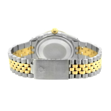 Gold/Stainless Steel Men's Rolex Watch | Oyster Perpetual Datejust | 36 mm | Jubilee Bracelet | Red Dial