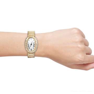 18K Gold Women's Cartier Watch | Baignoire Mini | 22 mm | White Dial