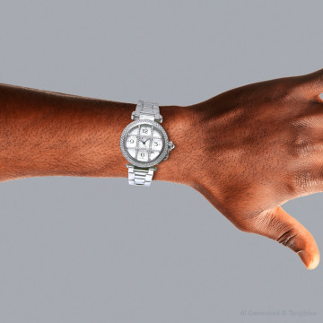 Men's Stainless Steel Watch | Cartier Pasha 38 mm | White Dial