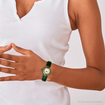 18K Gold Women's Cartier Watch | Colisee | 24 mm | Cream Dial