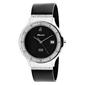 Men's and Women's Stainless Steel Watch | Hublot MDM 36 mm | Black Dial