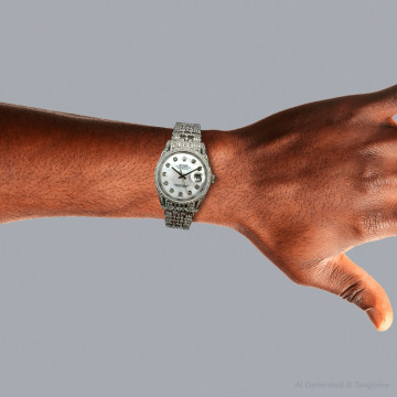 Stainless Steel Men's Rolex Watch | Oyster Perpetual Datejust | 36 mm | White Dial