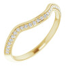 Taylor 14K Gold Lab-Grown or Natural Diamond Stackable Wedding Ring for Women 0.15ct