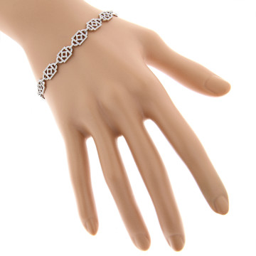 Women's 14K Gold Diamond Bracelet | Pave Set | 1.3ct