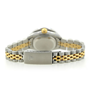 Women's Gold/Stainless Steel Two-Tone Diamond Watch | Rolex Oyster Perpetual Datejust 26 mm White Dial