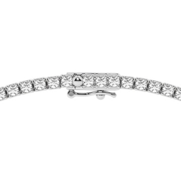 Women's Diamond Tennis Necklace | Solid 14K Gold | Box Clasp | 8.74ct