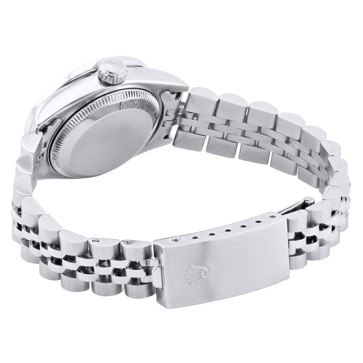 Women's Stainless Steel Diamond Watch Rolex Oyster Perpetual