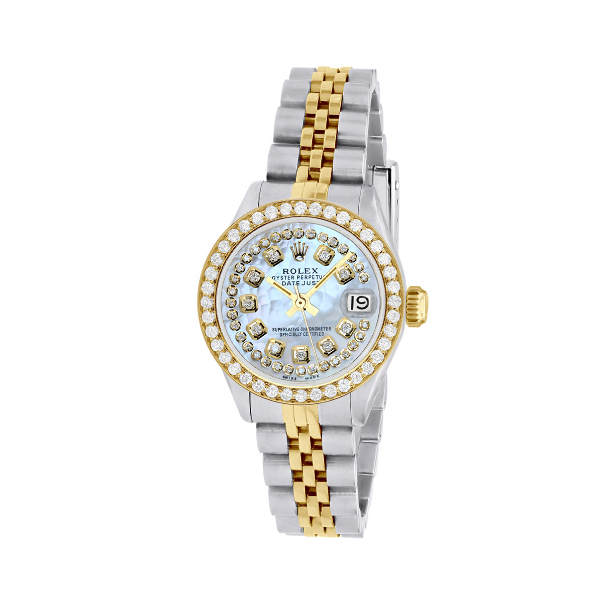 Gold/Stainless Steel Women's Rolex Watch Oyster Perpetual