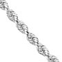 14K Gold Solid Rope Chain for Men | Lobster Claw Clasp ?>